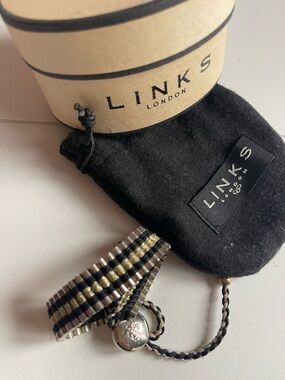 Genuine Links of London Sterling silver friendship bracelet